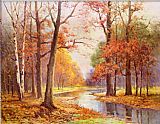 Autumn Glade by Robert Wood
